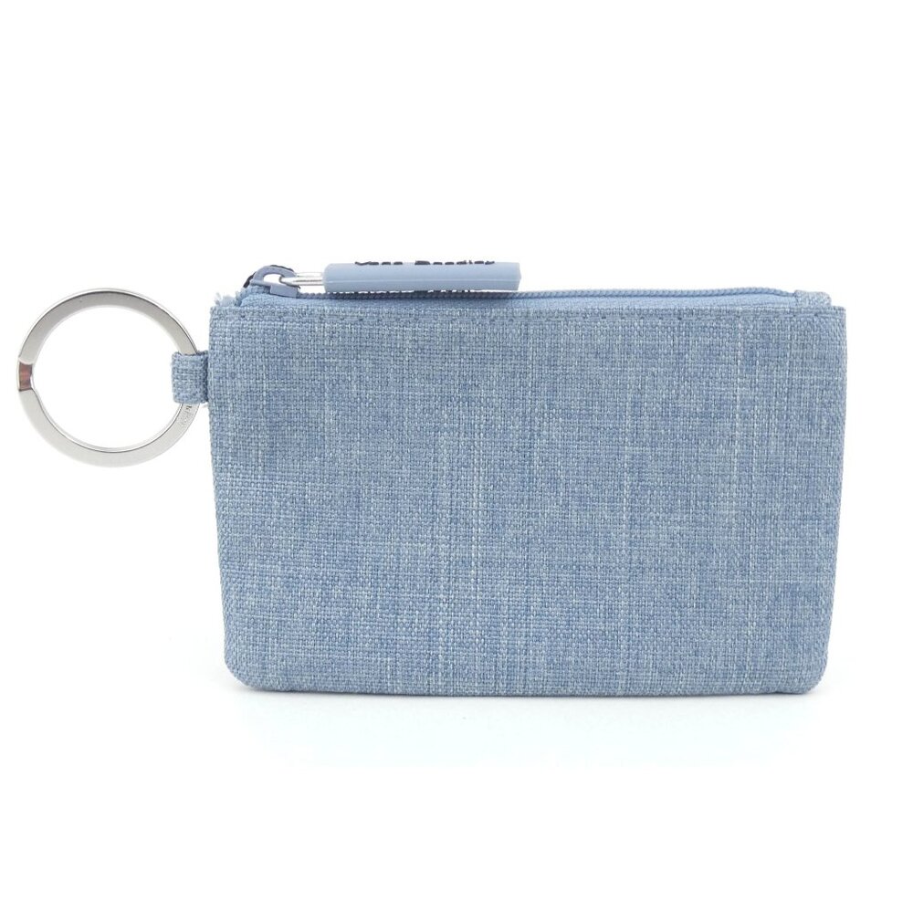 Vera Bradley Zen Gray Lighten Up Zip Id Case NWT